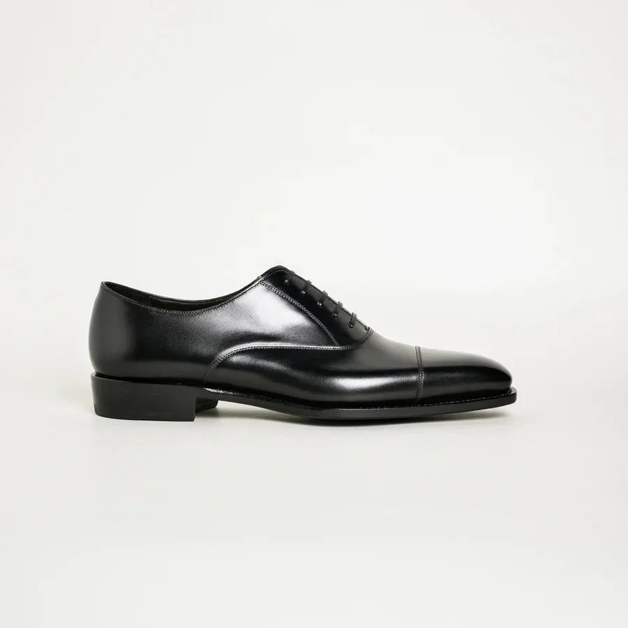 Formal Black Toe Cap Oxford