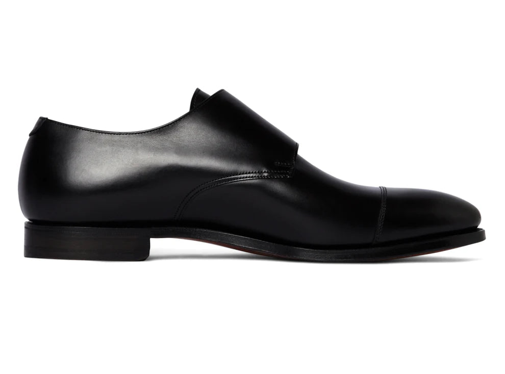 Classic Black Double Monkstrap