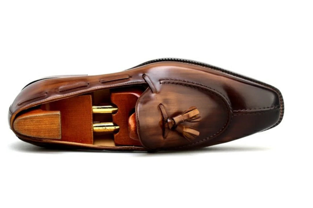 Tassel Brown Loafers
