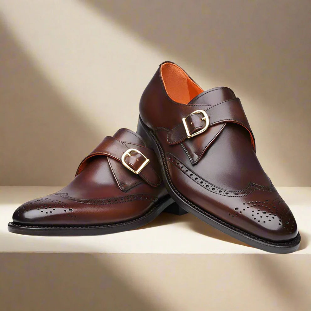 Brown Single Monkstrap