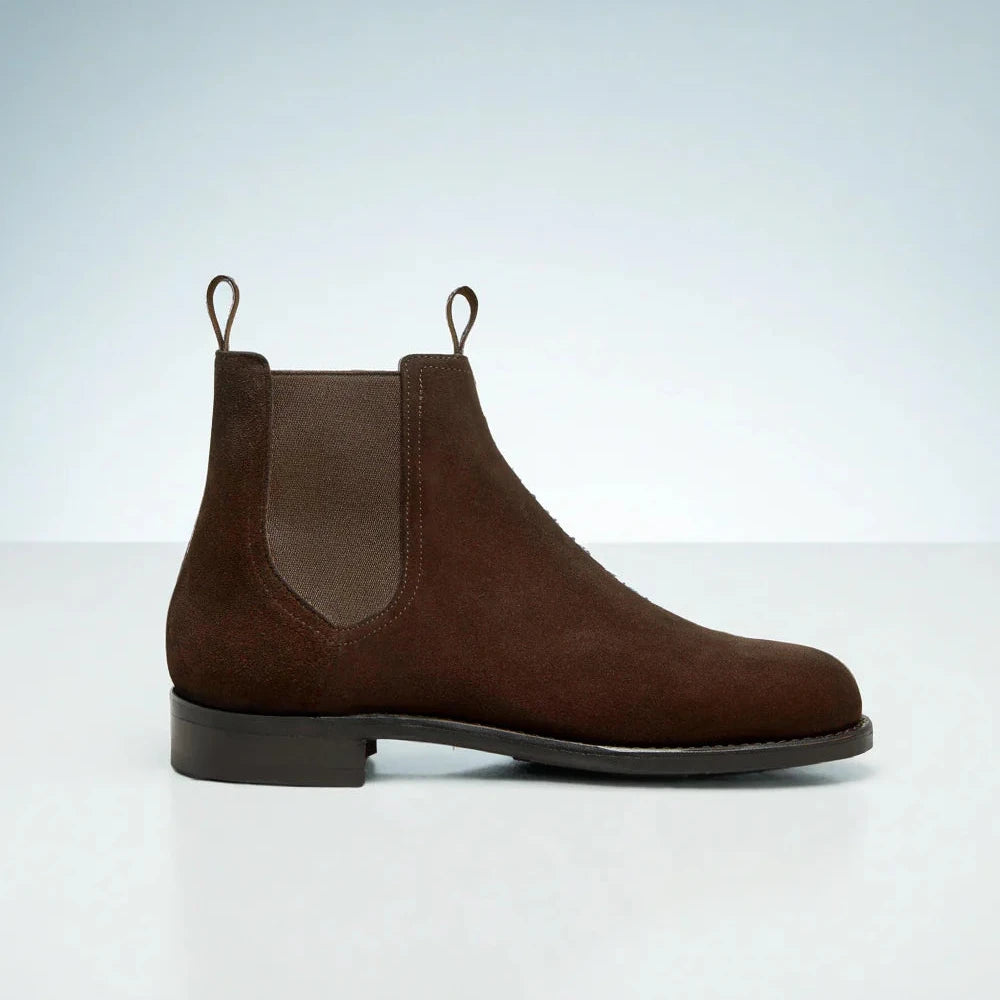 The Elfvik Suede Chelsea: Refined Craftsmanship, Rain or Shine