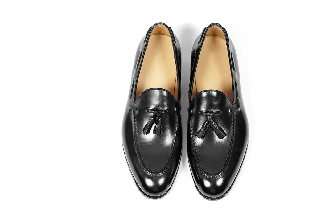 Black Detail Loafers