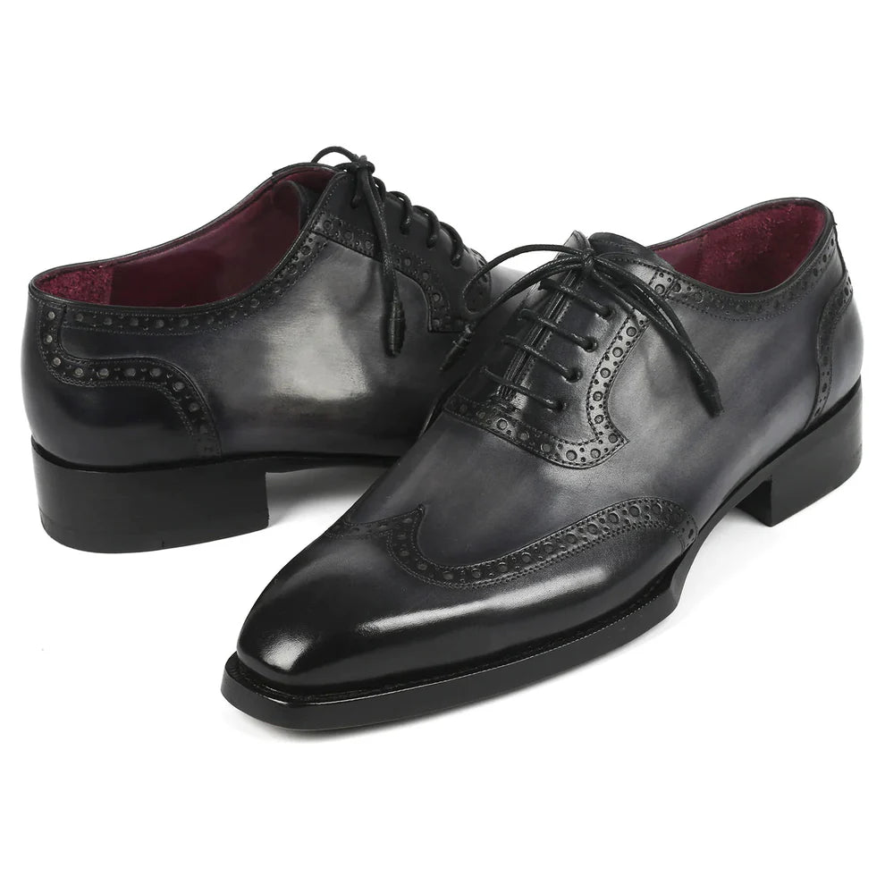 Formal Dark Grey Wingtip Oxford