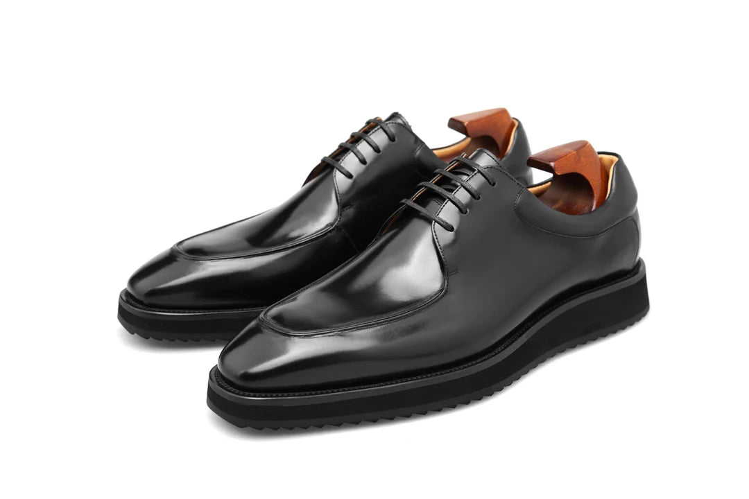 Formal Black Derby Shoes