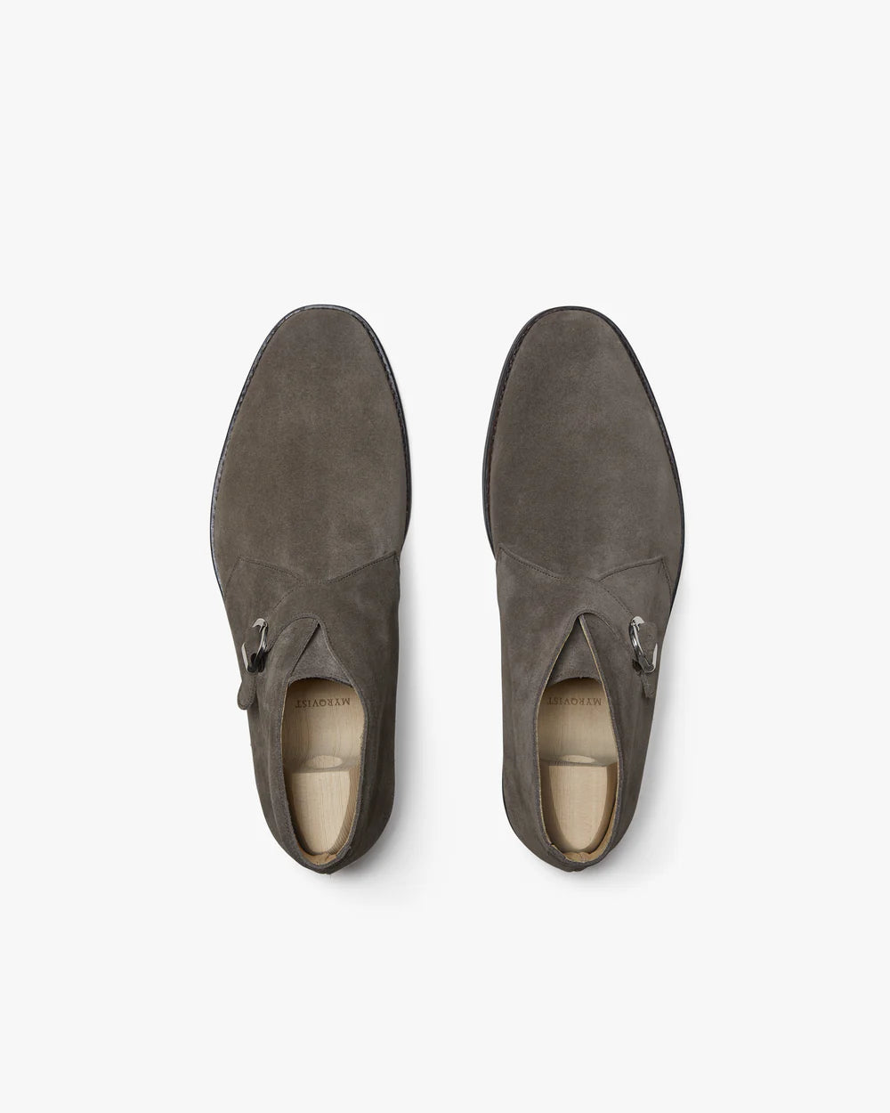 Carlo Gray Suede Leather Boots
