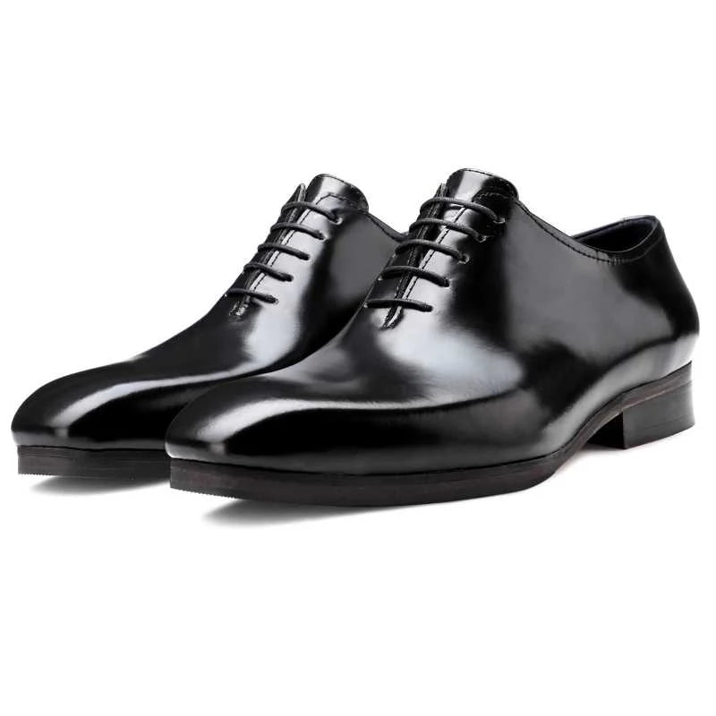 Formal Smooth Wholecut Oxfords In Black