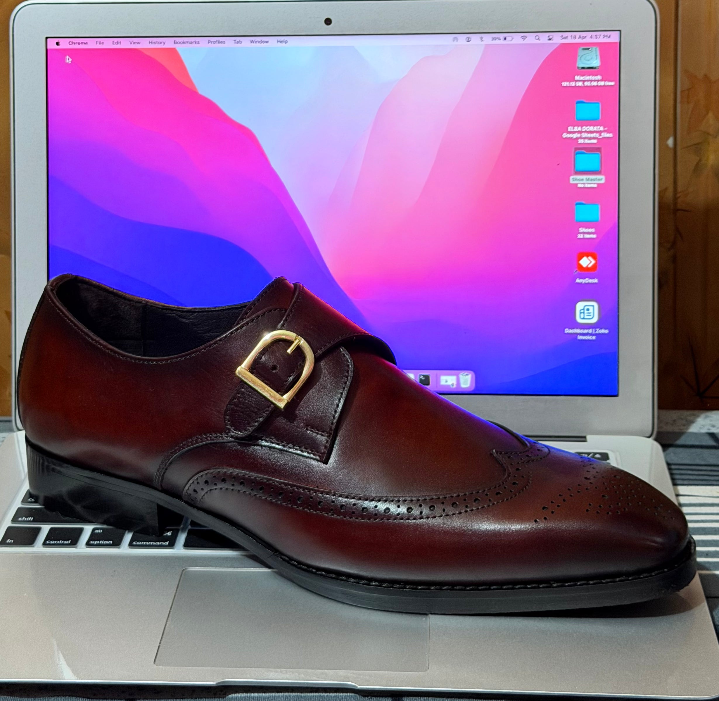 Brown Single Monkstrap