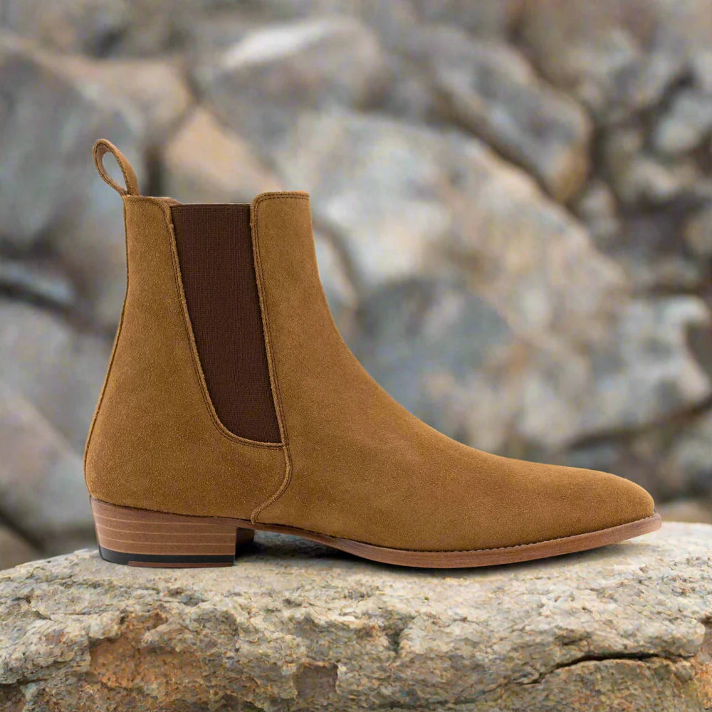 The Esquire Toronto Chestnut Suede Chelsea: Refined Elegance in Every Step